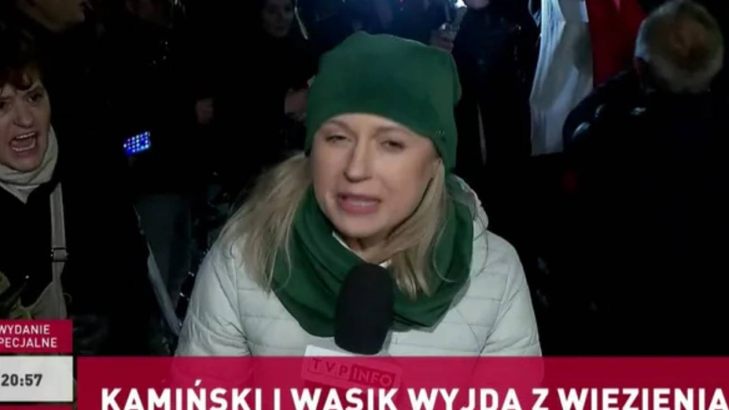 Reporterka TVP Info nazwana obłudnicą przez zwolenników PiS
