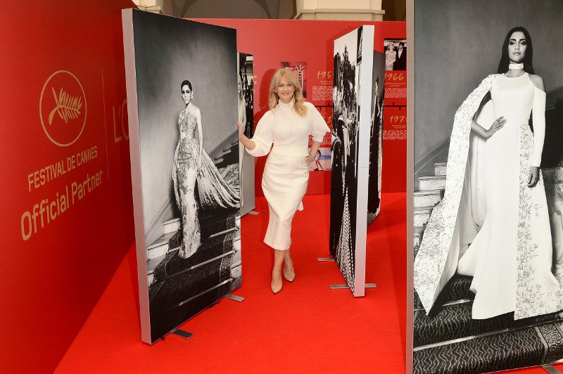 Lore’al Paris świętuje 22. rocznicę współpracy z festiwalem filmowym w Cannes. Z tej okazji legendarna marka kosmetyków przygotowała kampanię "Kobiety w roli głównej". Na zdjęciu ambasadorka L’Oréal Paris - Grażyna Torbicka