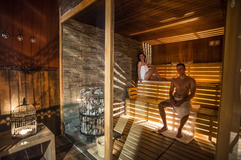 Sauna sucha w hotelu BoniFaCio