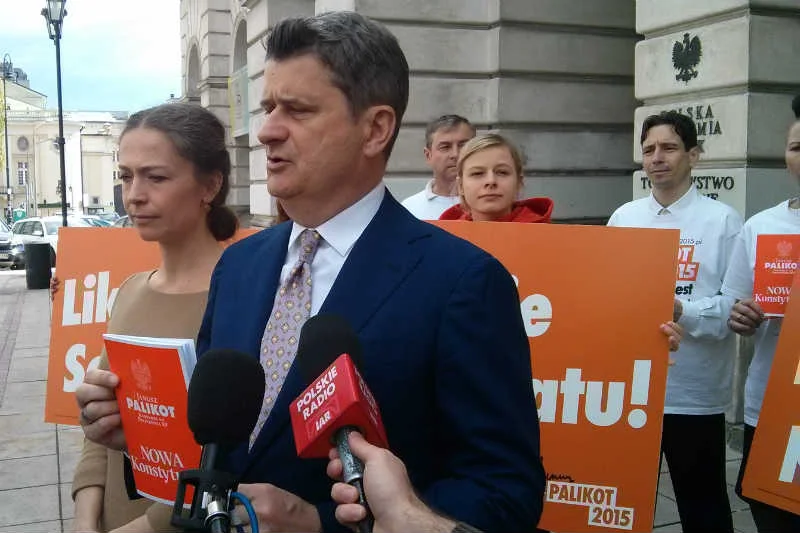 Janusz Palikot ma nowy projekt konstytucji. Chce uzależnienia liczby posłów od frekwencji wyborczej.