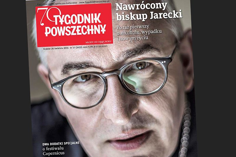 Bp Piotr Jarecki opowiada "Tygodnikowi Powszechnemu" o swoim uzależnieniu od alkoholu.