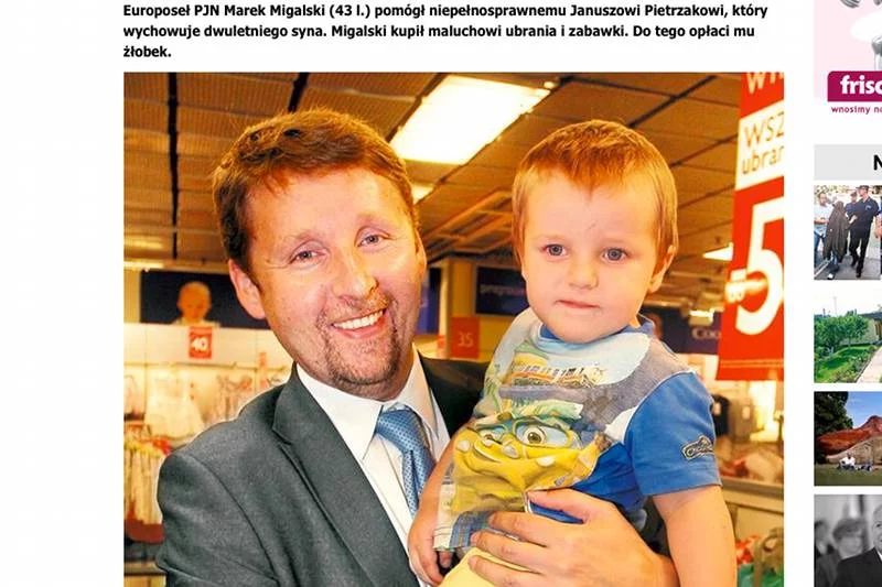 Europoseł pomógł ubogiej rodzinie