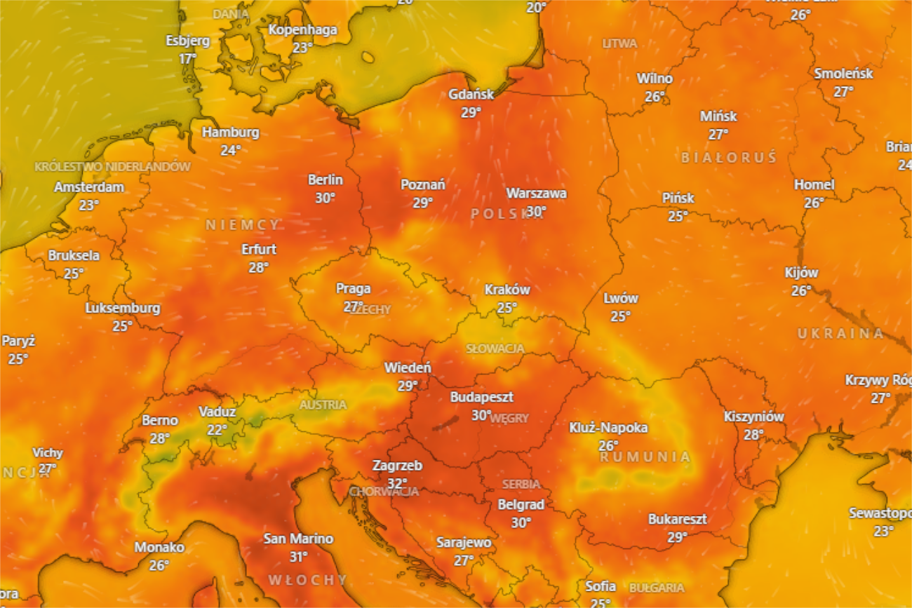 Do Polski nadciągają upały. Utworzy się "pióropusz gorąca" Do Polski nadciągają upały. Utworzy się "pióropusz gorąca"