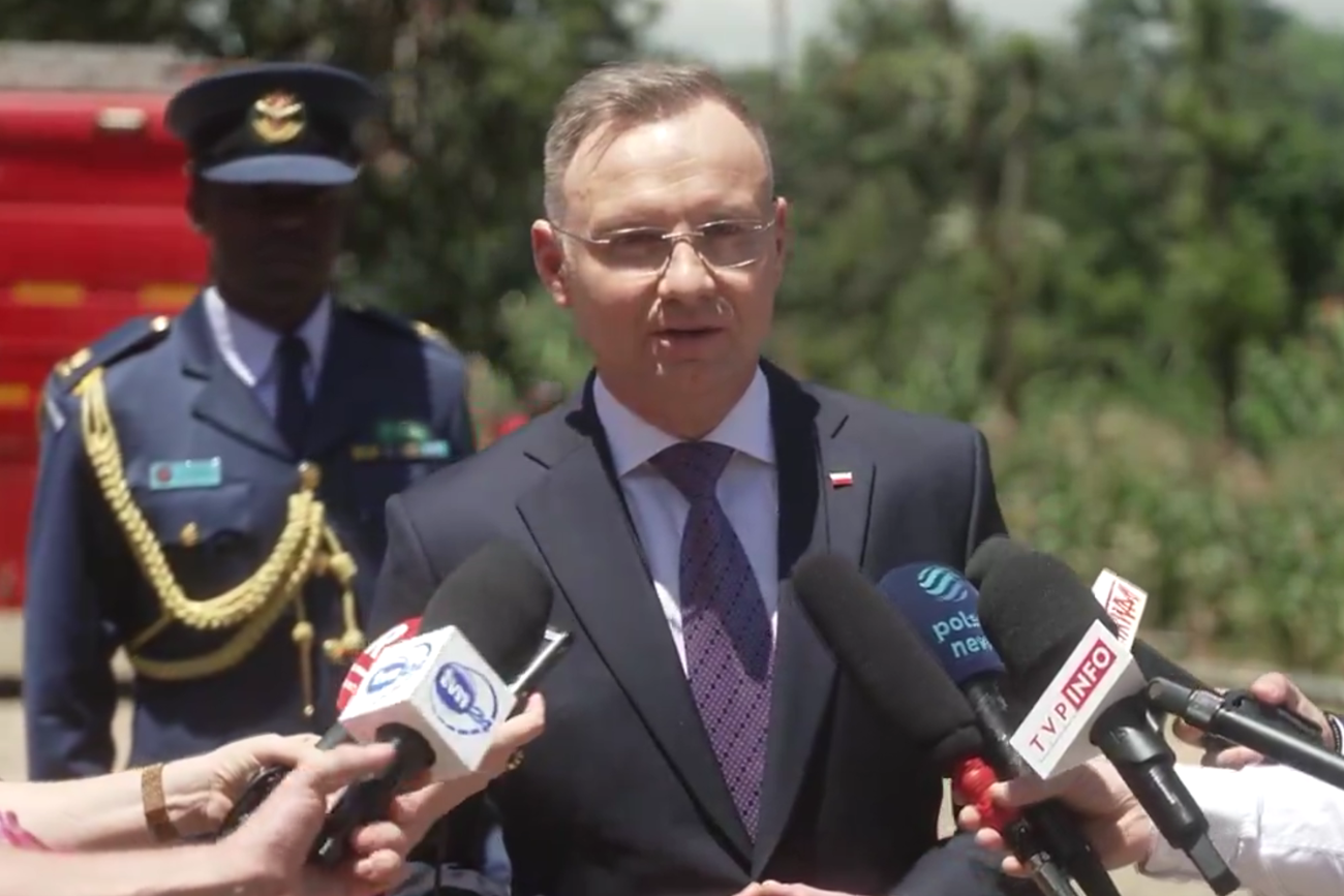 Wpadka Andrzeja Dudy w Kenii