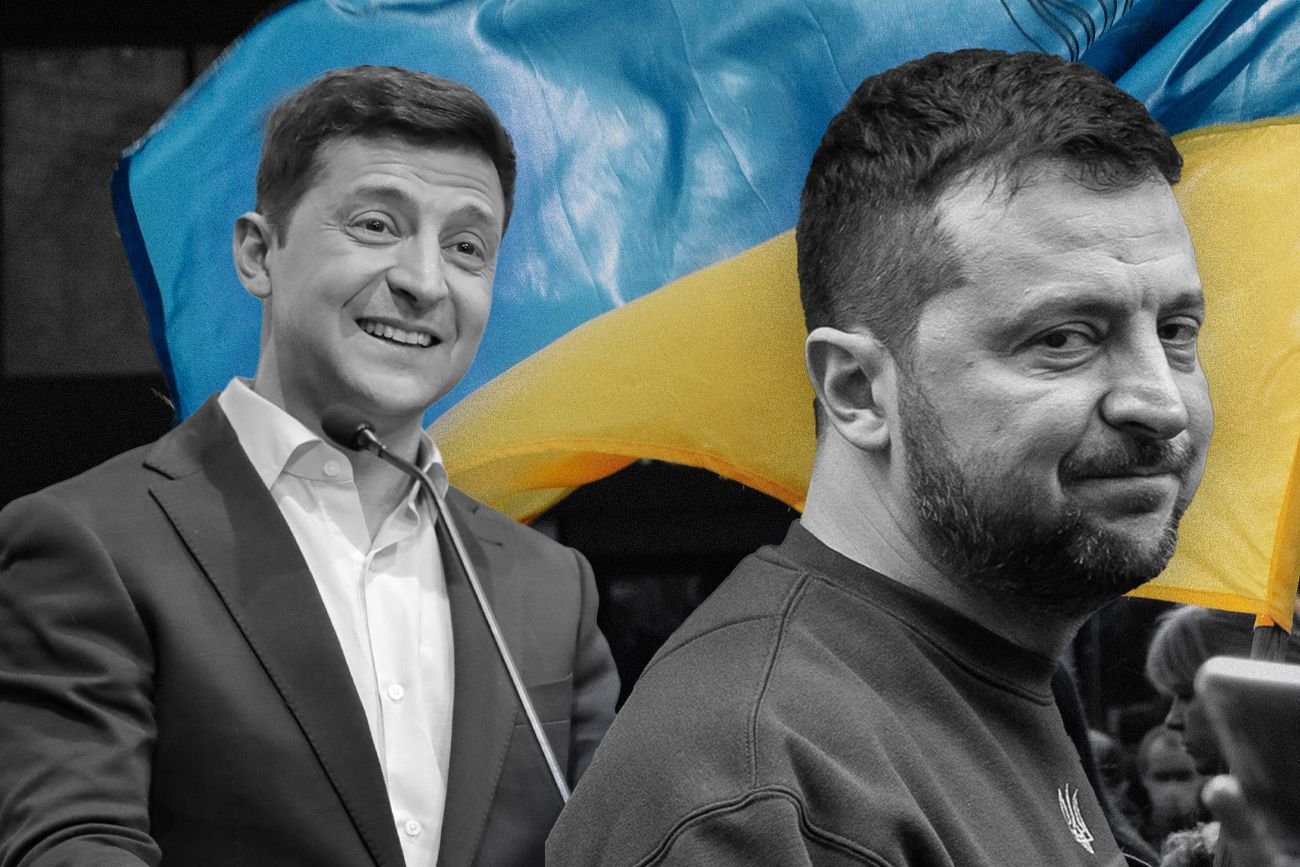 Zełenski przed wojną i teraz. Jak inwazja Rosji zmieniła prezydenta Ukrainy.