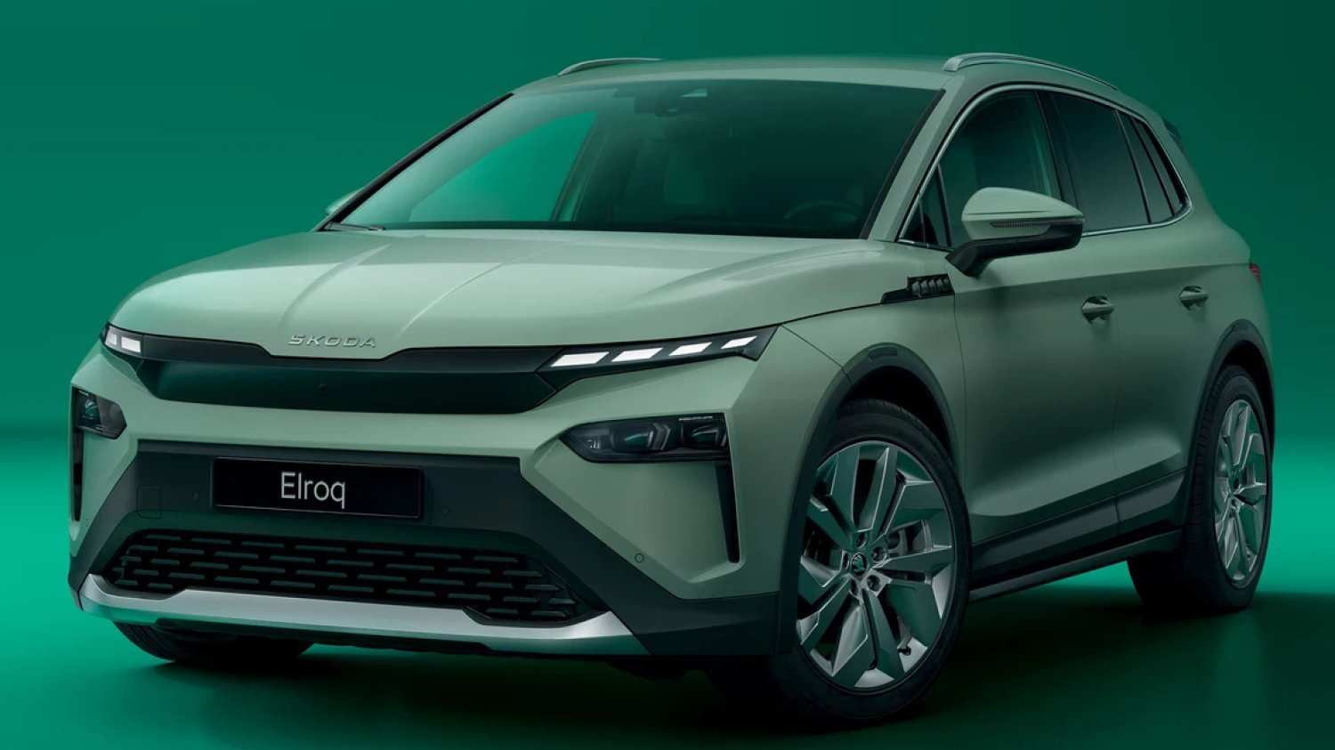 Škoda Elroq to pierwszy samochód, który wprowadza nowy język projektowania Modern Solid, który znalazł odzwierciedlenie w designie zewnętrznym.