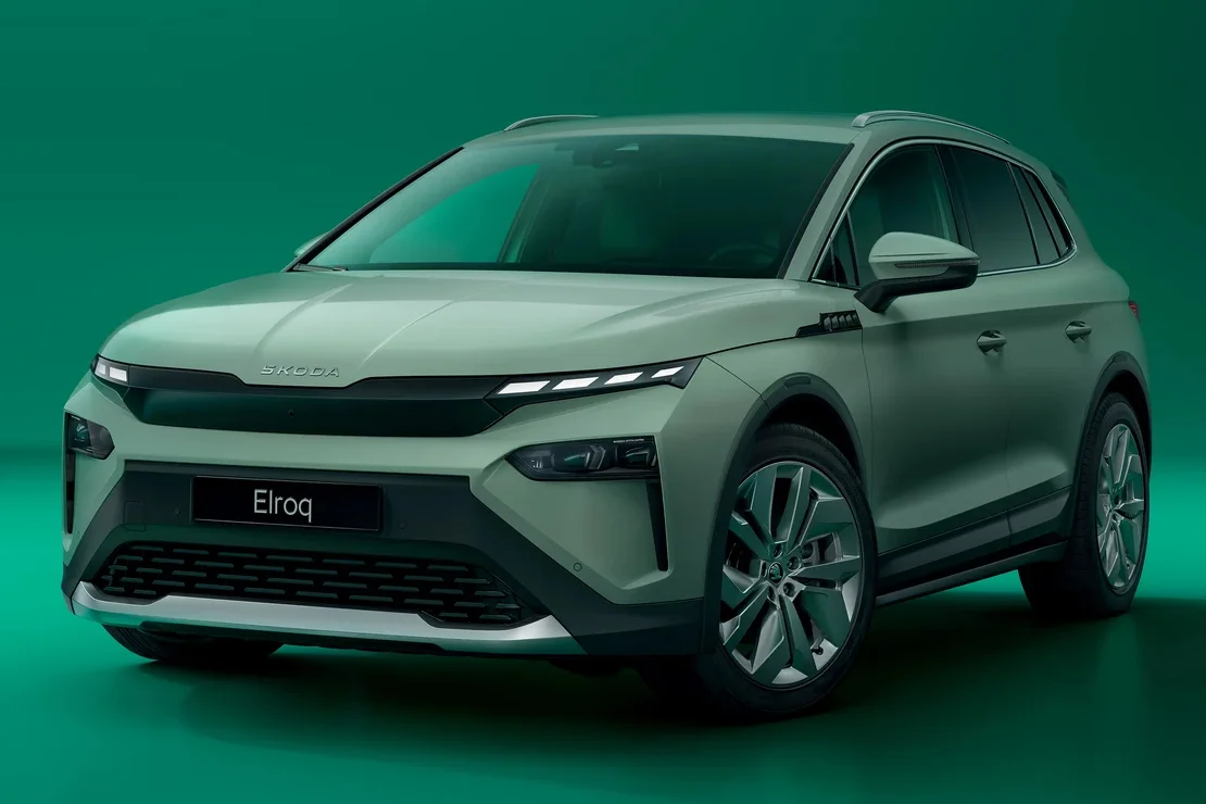 Škoda Elroq to pierwszy samochód, który wprowadza nowy język projektowania Modern Solid, który znalazł odzwierciedlenie w designie zewnętrznym.