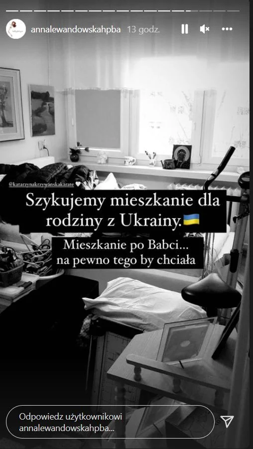 Mieszkanie babci Anny Lewandowskiej.