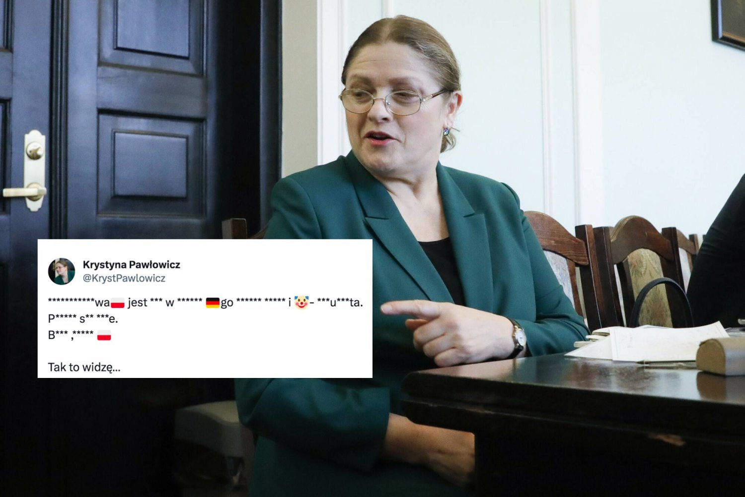 To już kolejny wpis Krystyny Pawłowicz, w którym nie do końca wiadomo, o co chodzi.