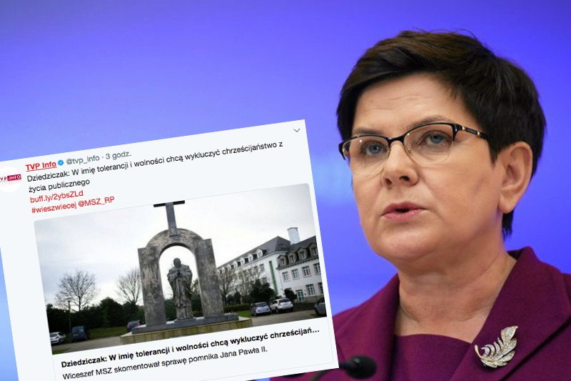 Okazuje się, że pomnik do Polski można sprowadzić praktycznie natychmiast. Syryjskich sierot już nie.