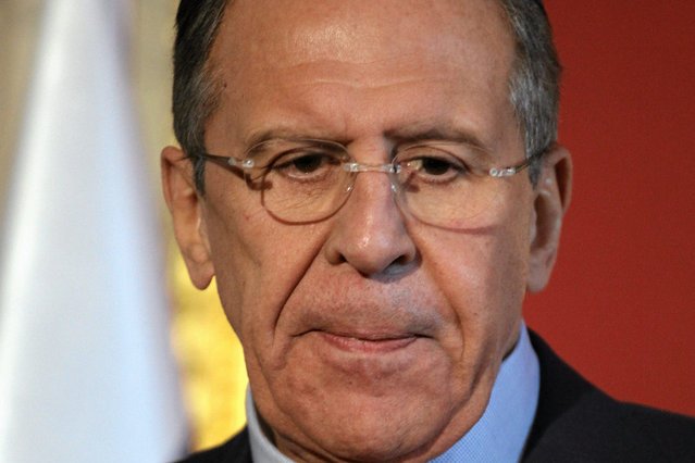 Szef rosyjskiego MSZ Siergiej Ławrow otwarcie krytykuje Polskę za "pomnikową samowolę".