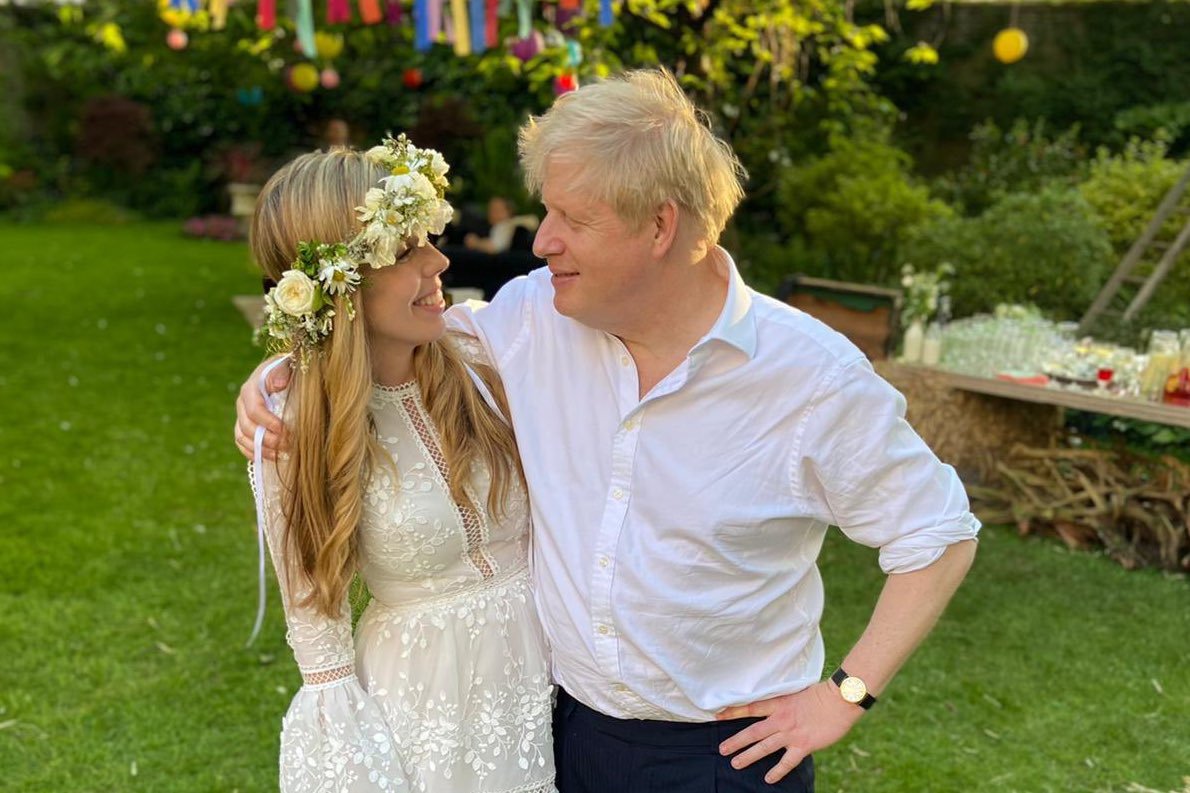 Boris Johnson poślubił Carrie Symonds