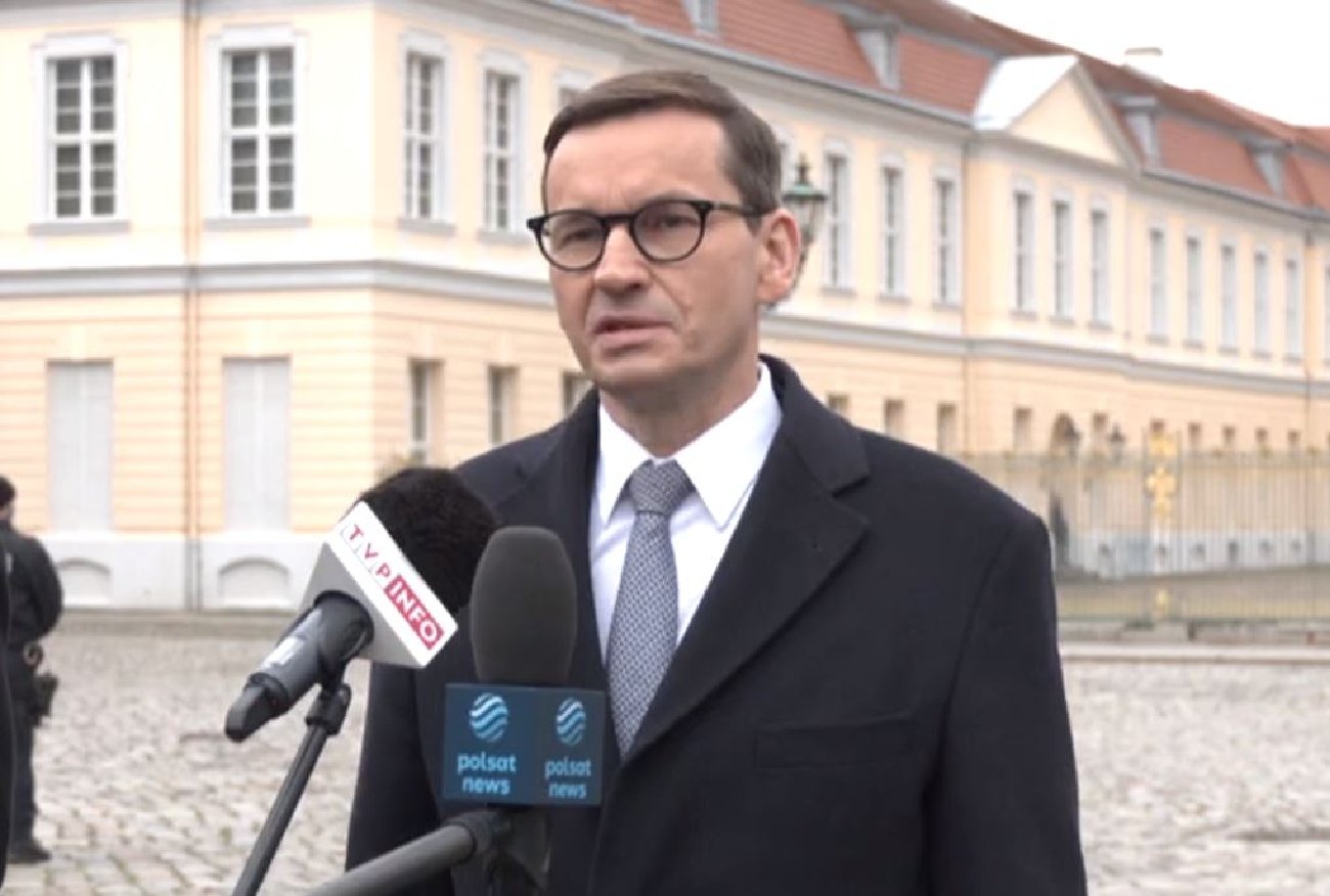Berlin. Mateusz Morawiecki krytykuje Niemcy: To jakiś żart
