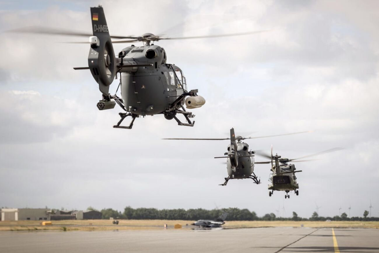 Śmigłowiec Bundeswehry spadł do rzeki. Dramatyczny wypadek podczas lotu szkoleniowego