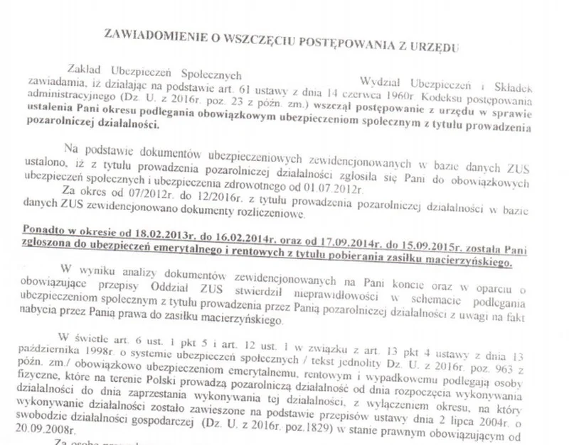 Niewinna prośba o dokonanie korekty.