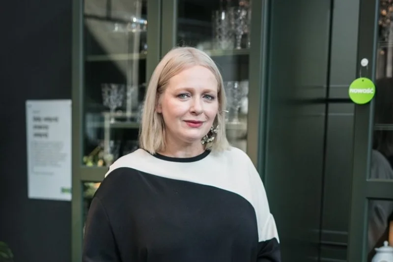 Kasia Nosowska na evencie  nowego katalogu IKEA