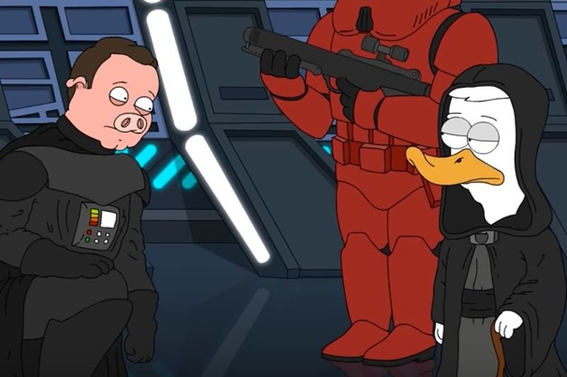 Animowane postaci z serialu satyrycznego "Na Wiejskiej"