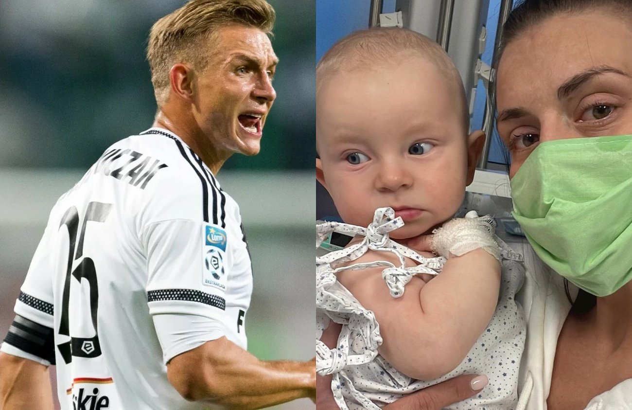 Jakub Rzeźniczak i jego była partnerka walczą o zdrowie małego Oliwiera, u którego wykryto guza wątroby