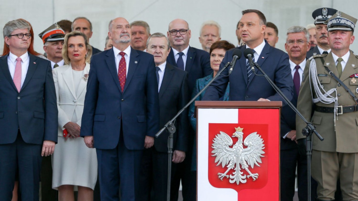 Prezydent nie szczędził dziś w swoim przemówieniu przytyków pod adresem Antoniego Macierewicza.