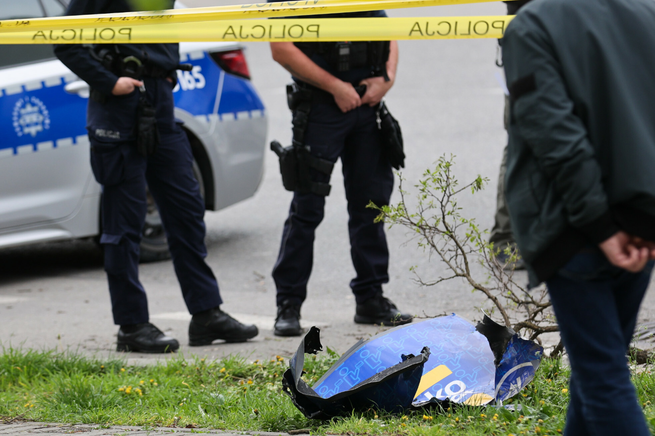 Wybuch bankomatu w Krakowie. Policja poszukuje sprawców.