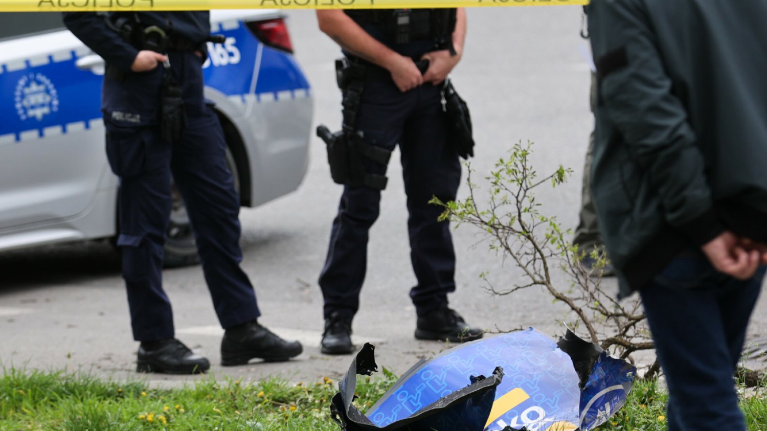Wybuch bankomatu w Krakowie. Policja poszukuje sprawców.
