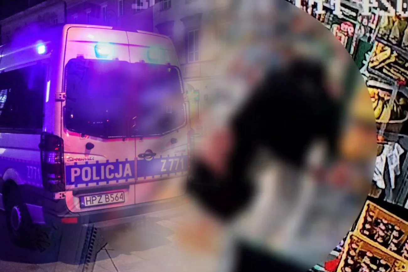 Sklep Żabka w Oleśnicy był miejscem brutalnego napadu.
