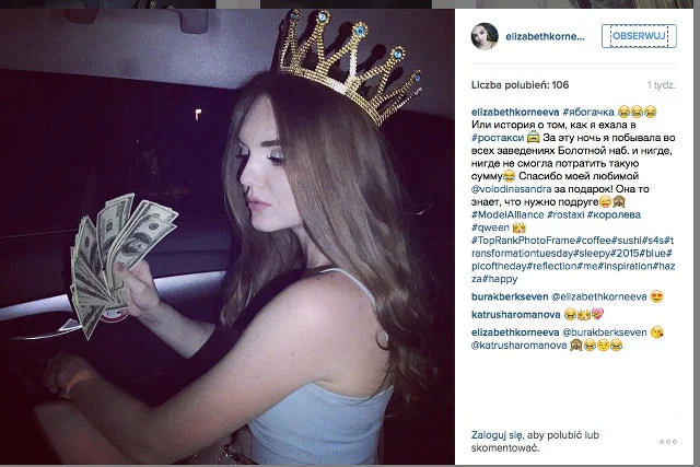 Jelizawieta Korniejewa - rosyjska modelka, jedna z członkini Patriotek.