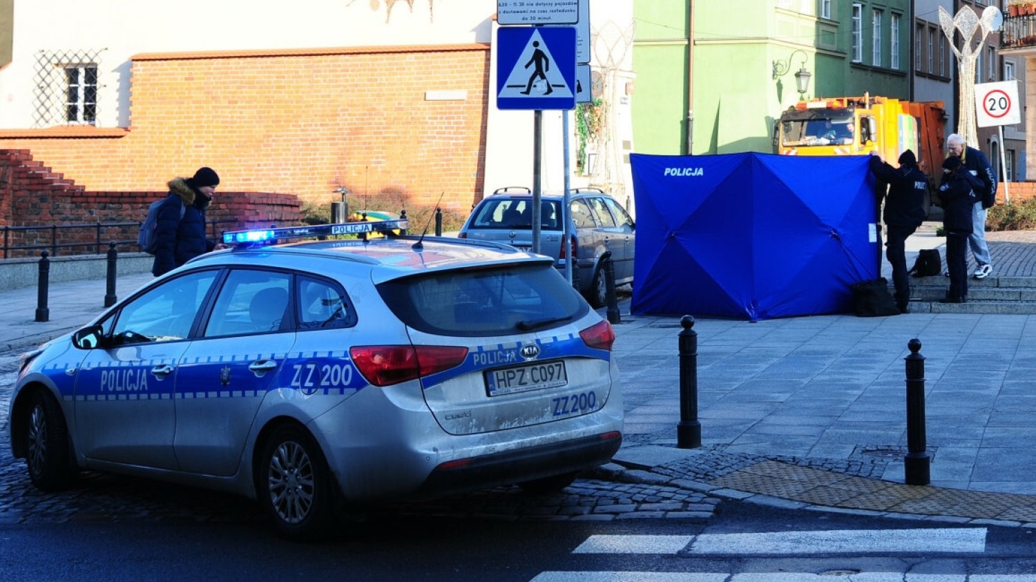 Policja przy pracy. Zdjęcie ilustracyjne.