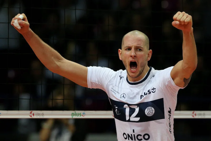 Bartosz Kurek zagra we włoskim Vero Volley. Na zdjęciu jeszcze w barwach ONICO Warszawa.