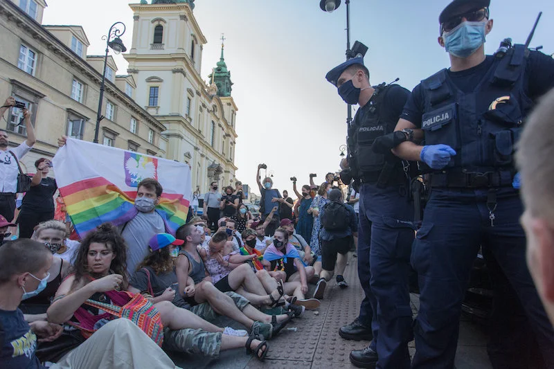 Protest w obronie aktywistki Margot. Posłanka i dziennikarz mieli być wsród poszkodowanych.