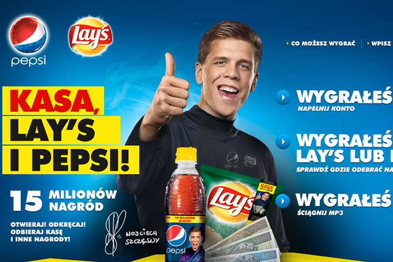 To pierwszy raz w historii, gdy Pepsi i Lay's mają wspólną promocję.