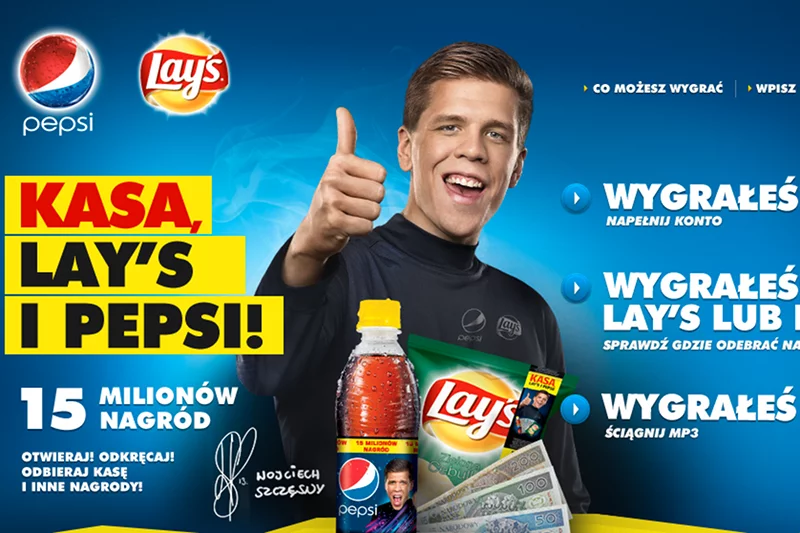 To pierwszy raz w historii, gdy Pepsi i Lay's mają wspólną promocję.