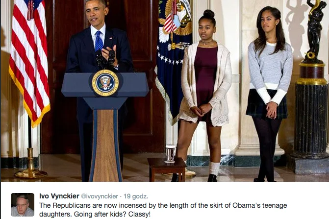 Sasha i Malia swoim wystąpieniem wzbudziły sporo kontrowersji.