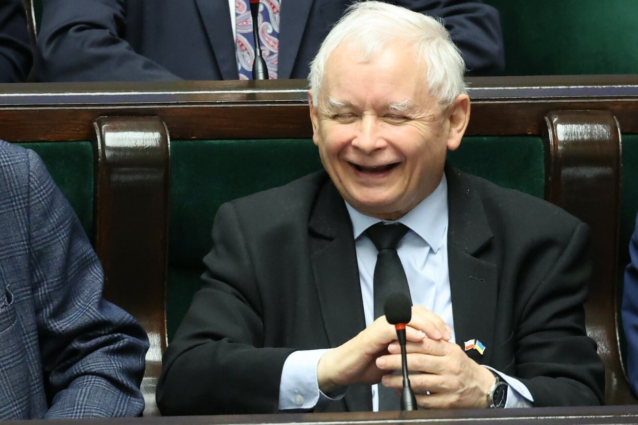 Jarosław Kaczyński w Sejmie