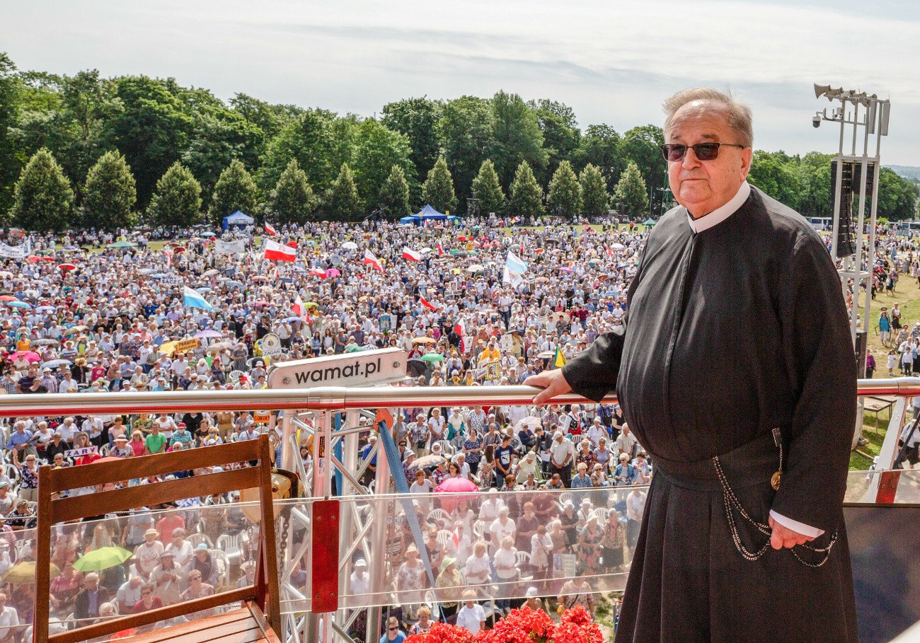 Ojciec Tadeusz Rydzyk. 30. pielgrzymka Radia Maryja na Jasną Górę.