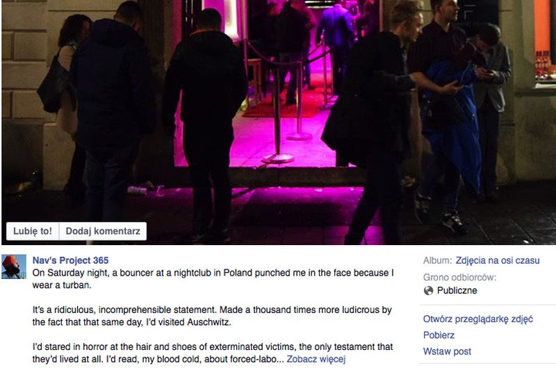 Sikh został agresywnie potraktowany w jednym z krakowskich klubów. Bo nosił turban?