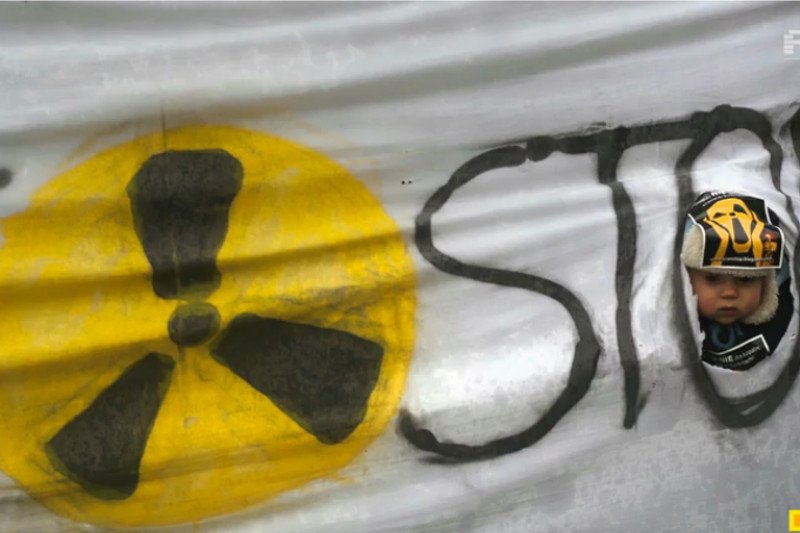 Mieszkańcy gminy atomu się boją i protestują.