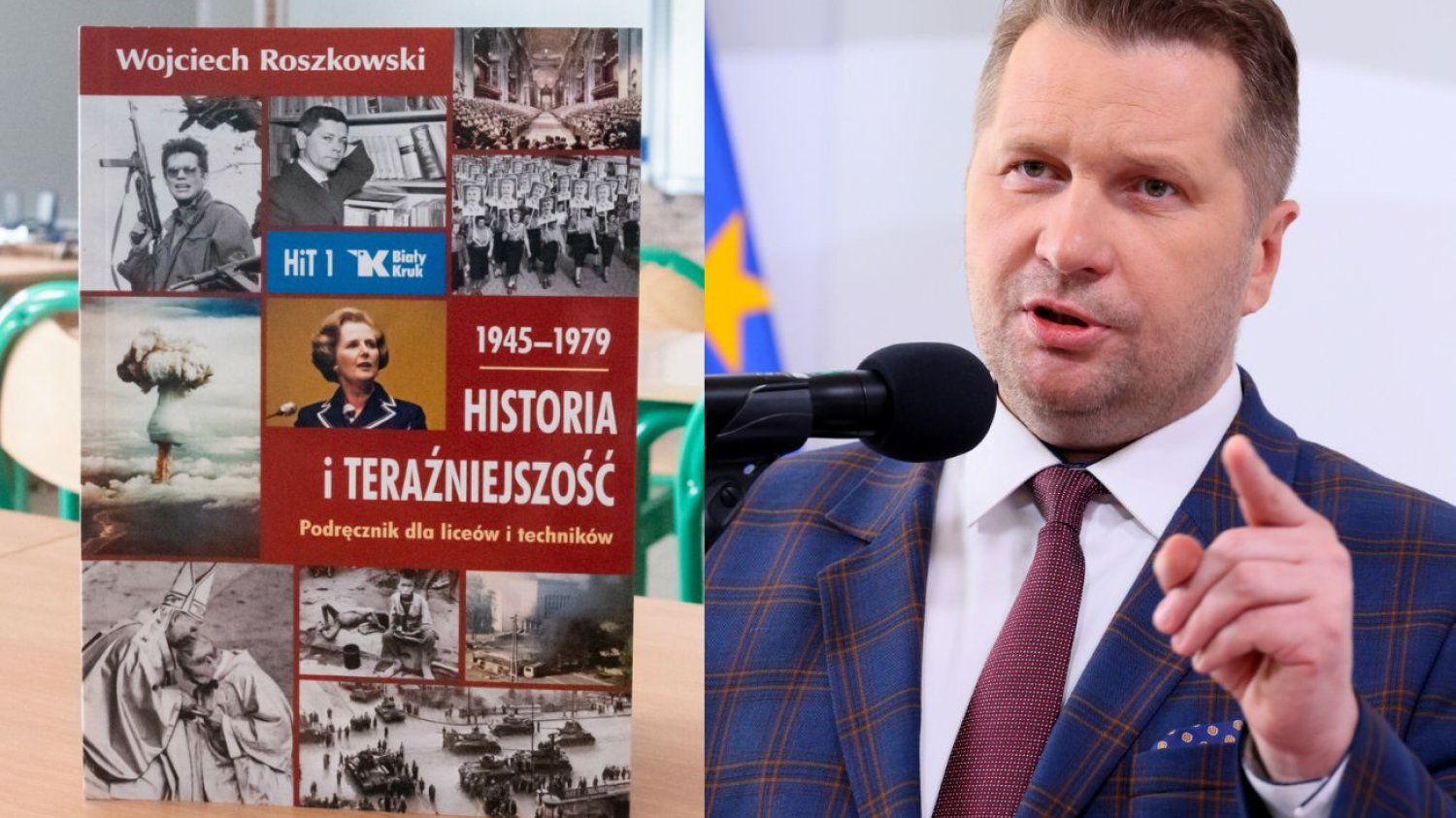 Przemysław Czarnek komentuje kontrowersyjny fragment podręcznika.