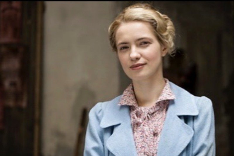 Paulina Gałązka na planie "Drogi wolności"