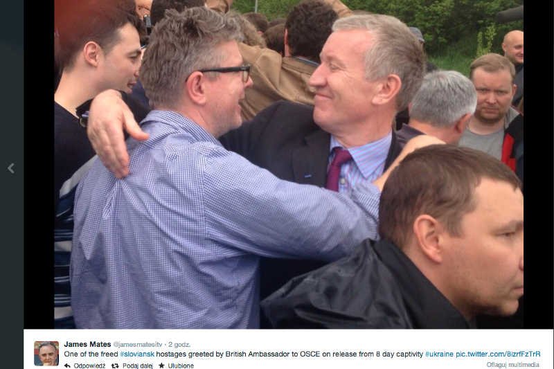 Obserwatorzy OBWE, których przetrzymywali prorosyjscy separatyści, na wolności