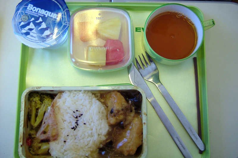 Jedzenie pierwszej klasy.