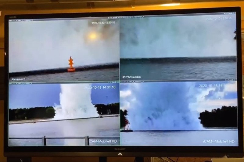 Bomba Tallboy została zdetonowana.