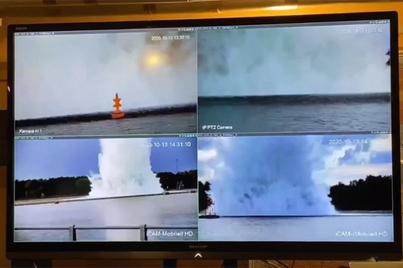 Bomba Tallboy została zdetonowana.