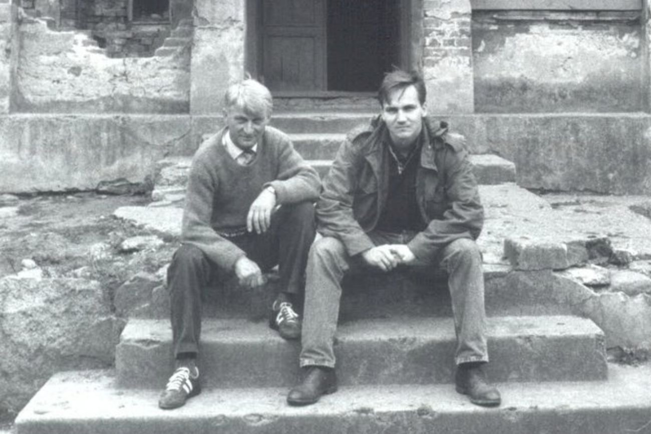 Radosław Sikorski ze swoim ojcem.