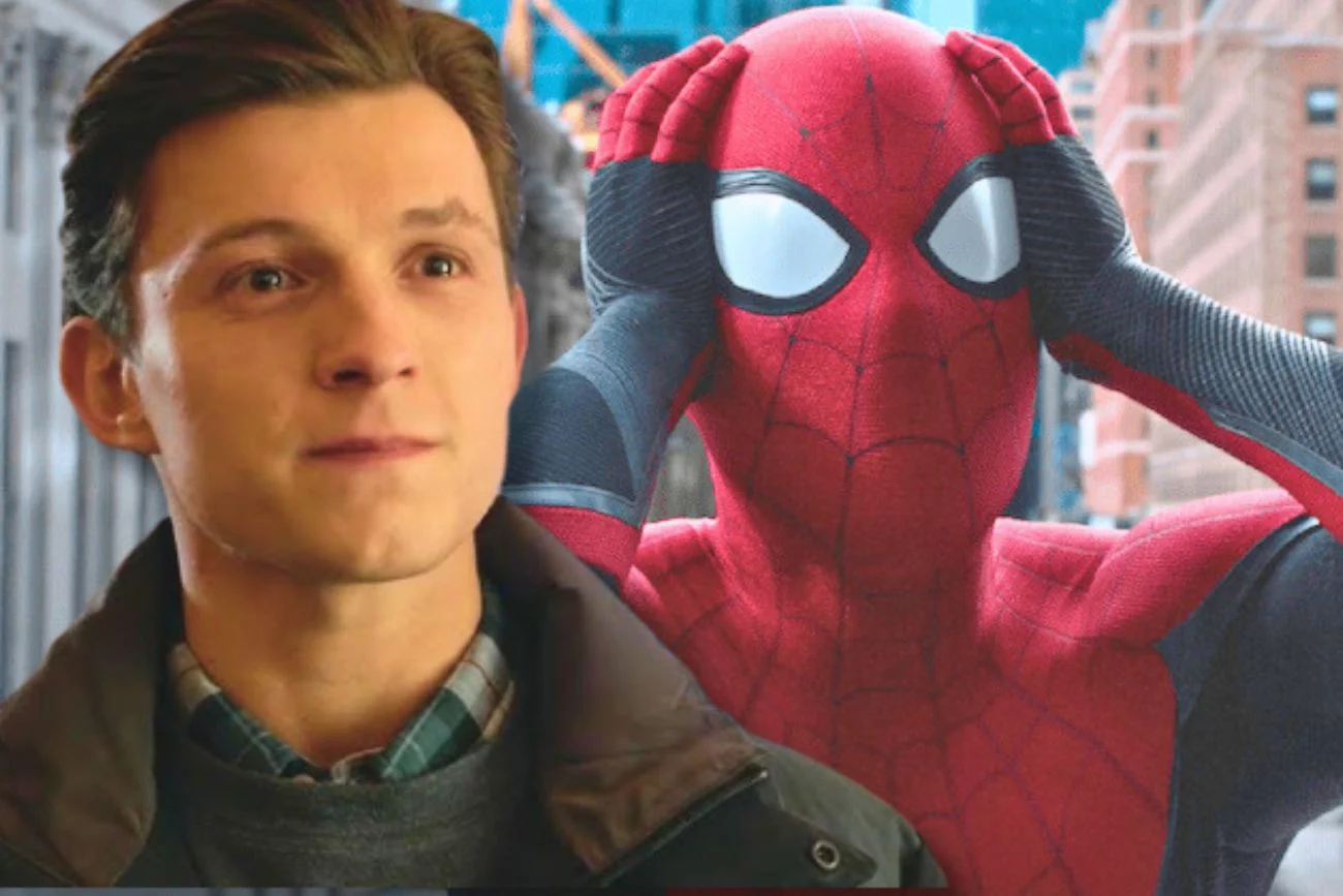 Tom Holland kontuzjowany Tom Holland jako Spider-Man