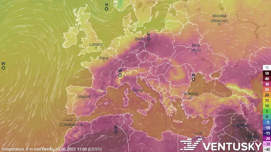 Fala upałów w całej Europie