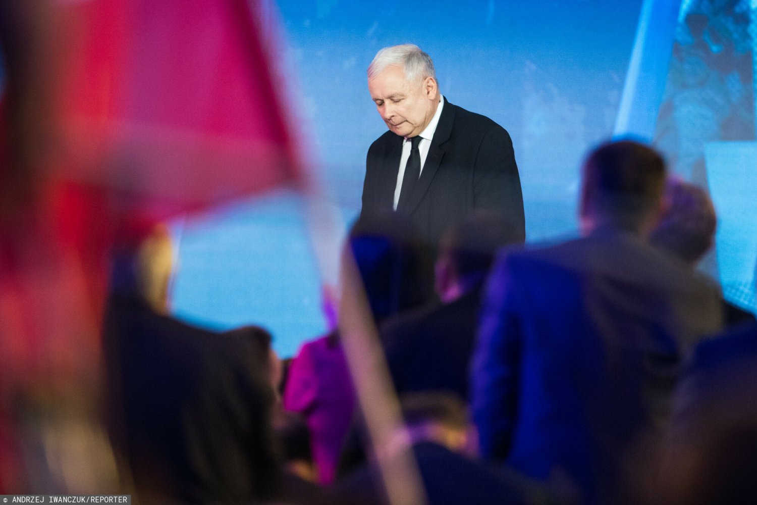 Prezes Jarosław Kaczyński kongresie PiS.