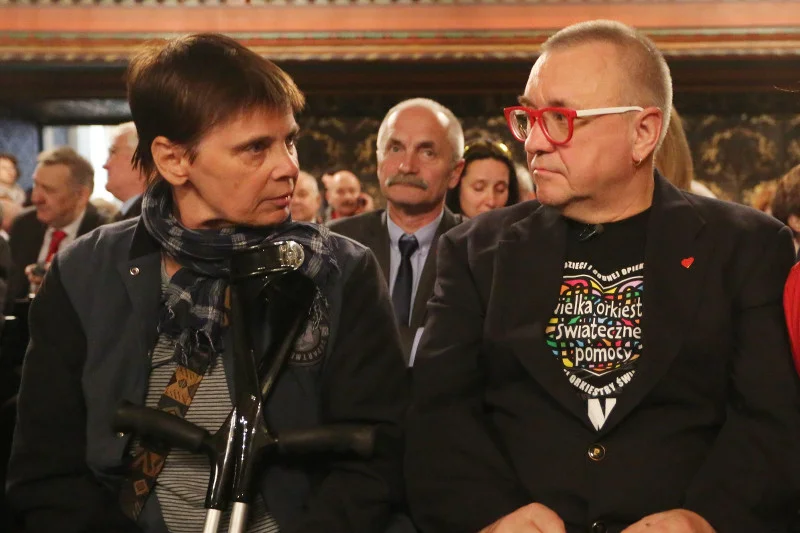 Janina Ochojska i Jerzy Owsiak