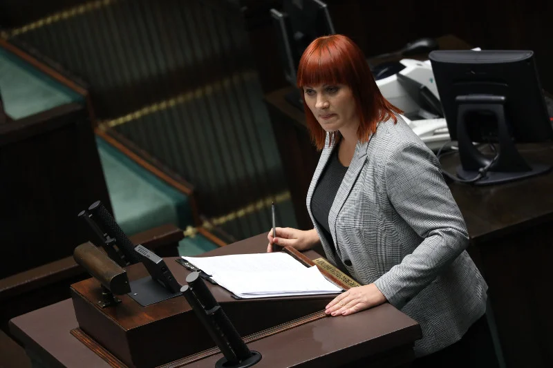 Justyna Socha, twarz ruchu antyszczepionkowców. Sejm debatował nad obywatelskim projektem nowelizacji ustawy, który zakłada likwidację obowiązku szczepień ochronnych.