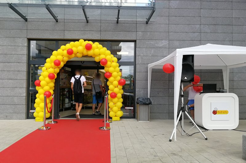 Otwarcie Biedronki na Odolanach przy ul. Jana Kazimierza.